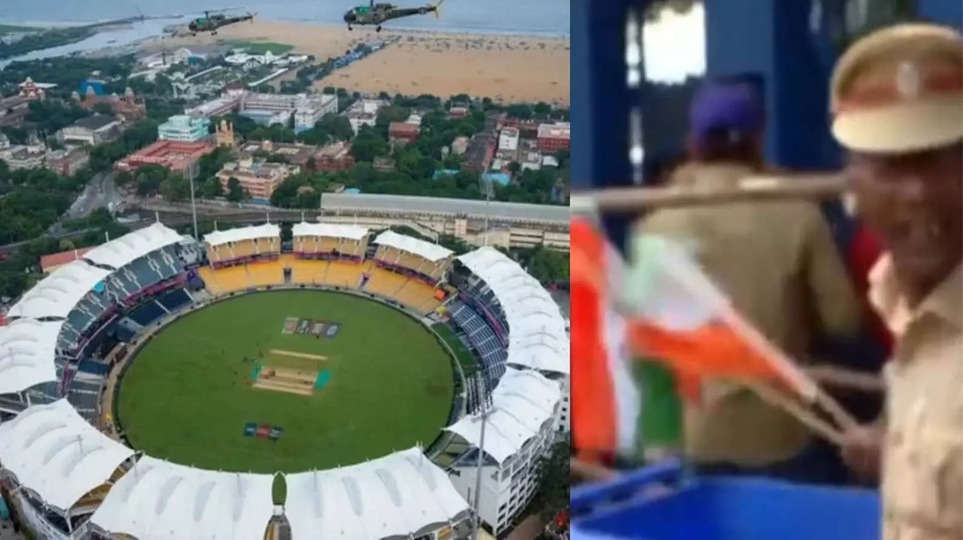 Chepauk Stadium में राष्ट्रीय ध्वज का अपमान करने वाले SI का हुआ ट्रांसफर