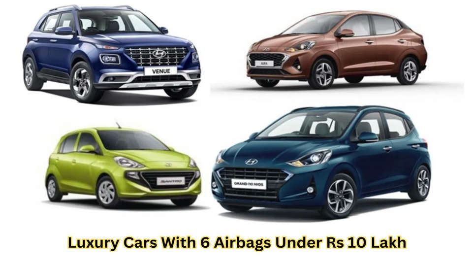 Luxury Cars With 6 Airbags Under Rs 10 Lakh